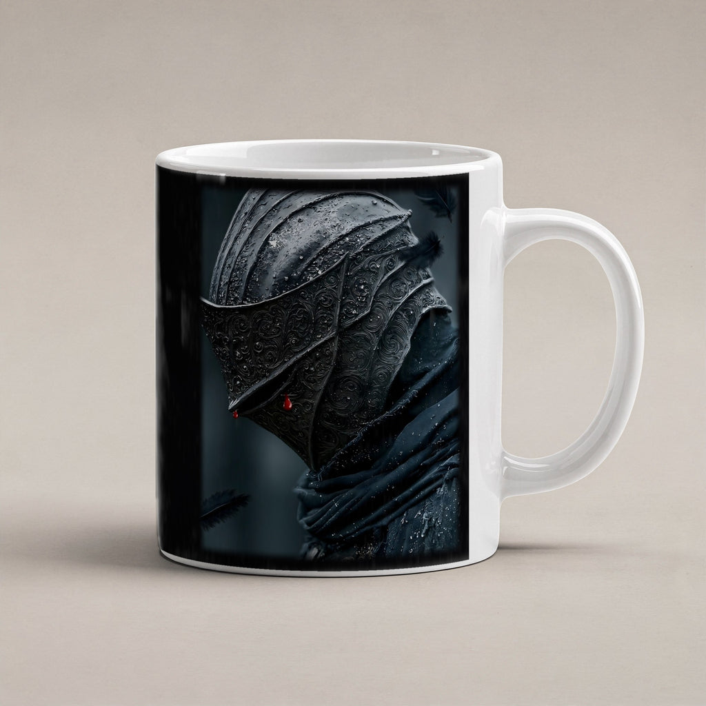 Tränen des Schwarzen Ritters – weiße Tasse, freigestellt