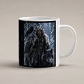 Der Wolfsbruder – weiße Tasse, freigestellt