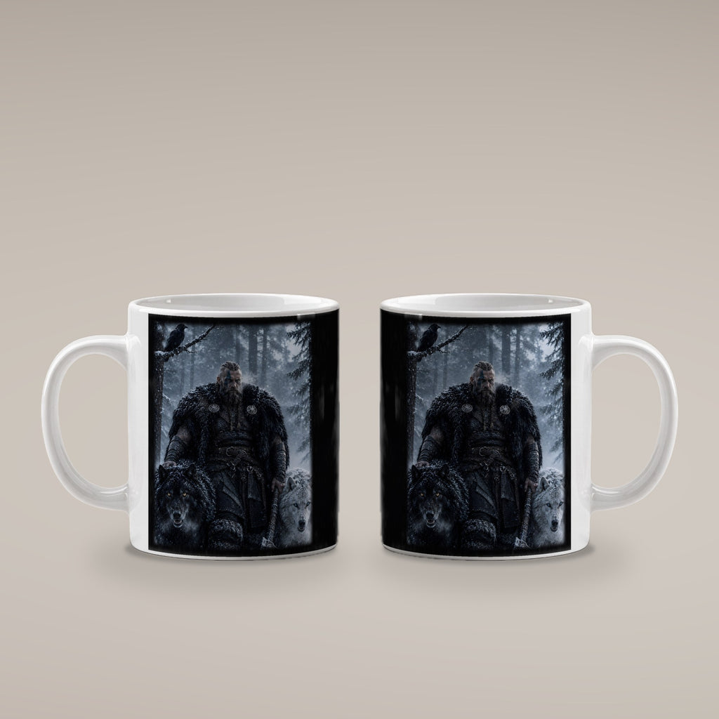 Die Wolfsmeute – weiße Tasse, beide Seiten bedruckt