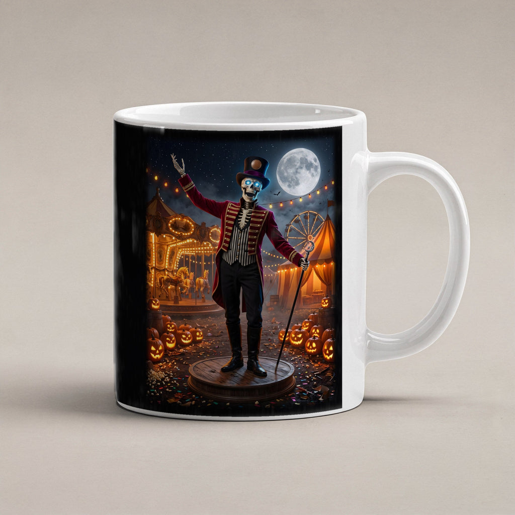 Der Zirkusdirektor – weiße Tasse, freigestellt