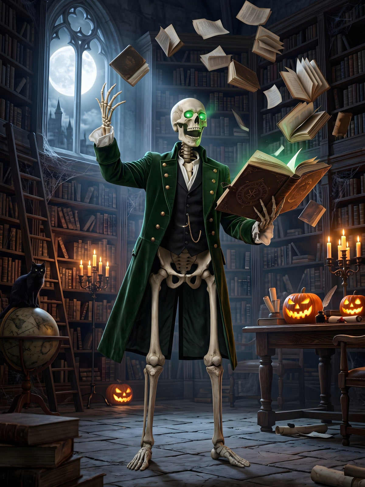 Der Bibliothekar – Motiv
