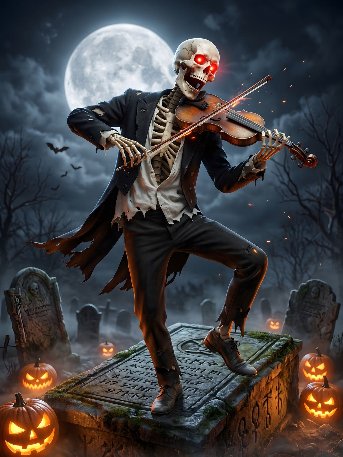 Der Geiger vom Friedhof – Motiv