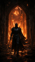 Das Inferno – dunkles Fantasy-Wandbild