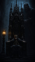 Der König im Schatten – dunkles Fantasy-Wandbild