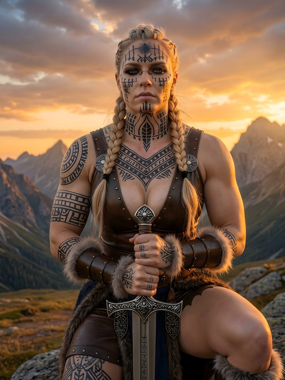 Die Runenkriegerin – Motiv