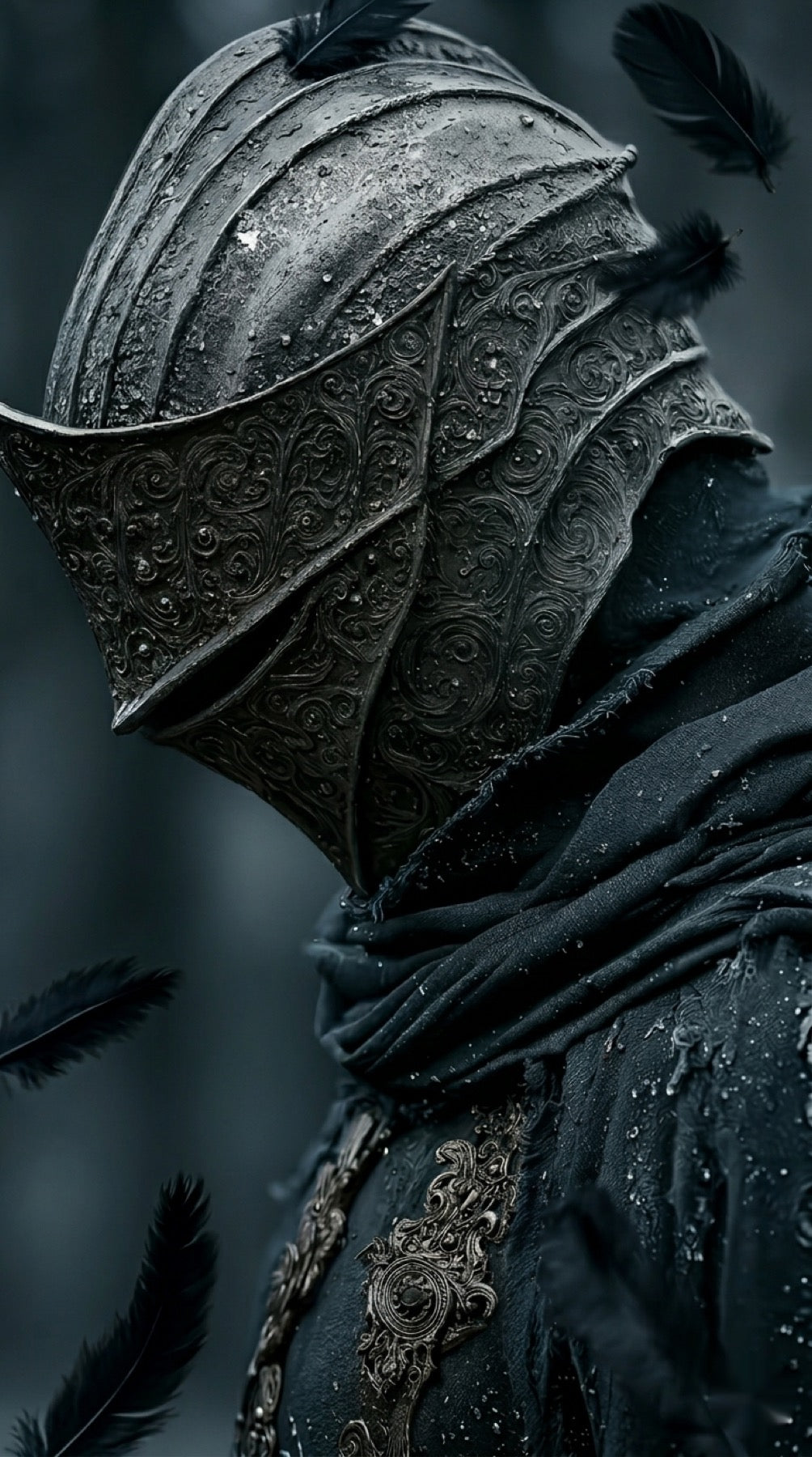 The Sentinel — Dark Fantasy gerahmtes Poster