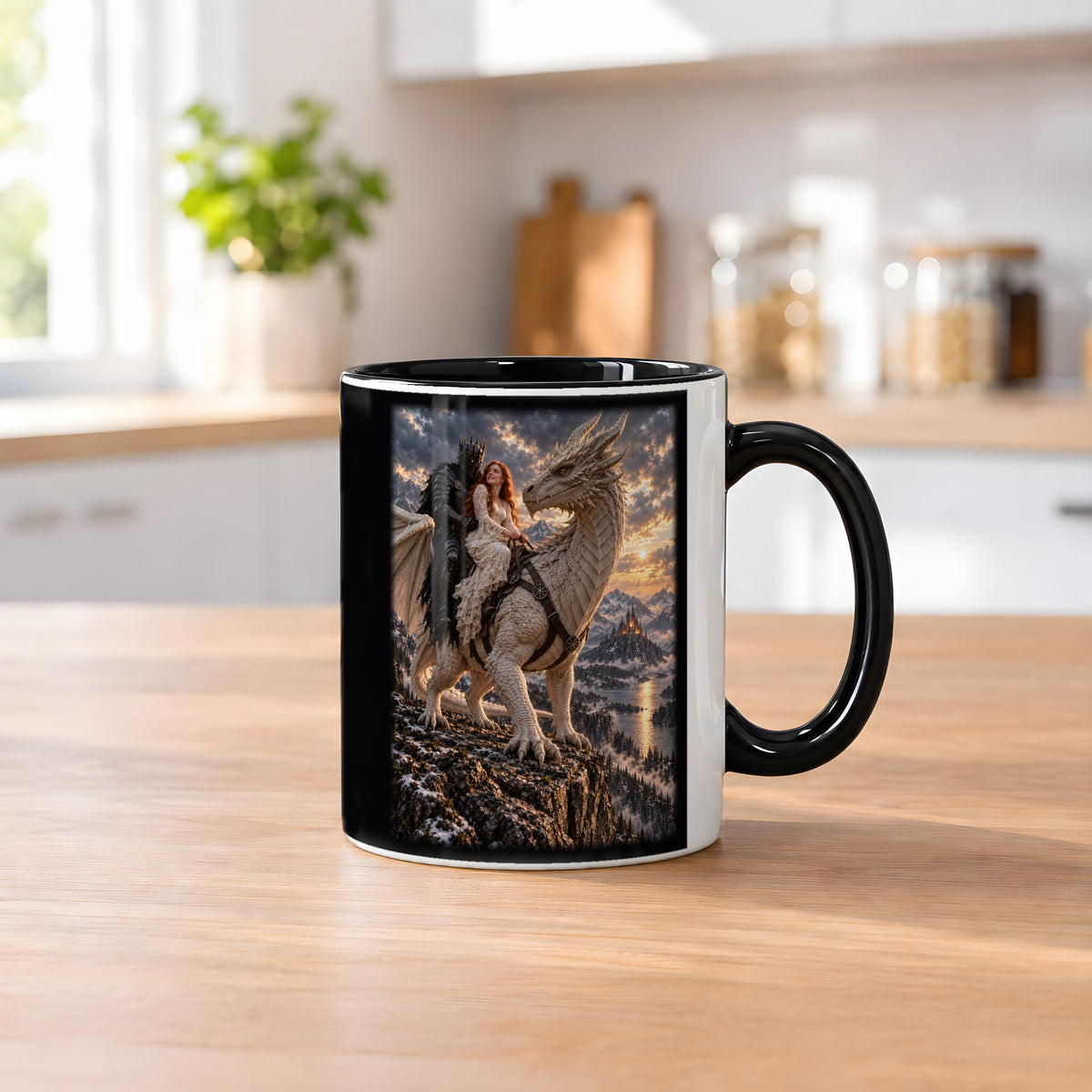 Heimkehr auf dem weißen Drachen – Drachen-Tasse – IS 2 kueche