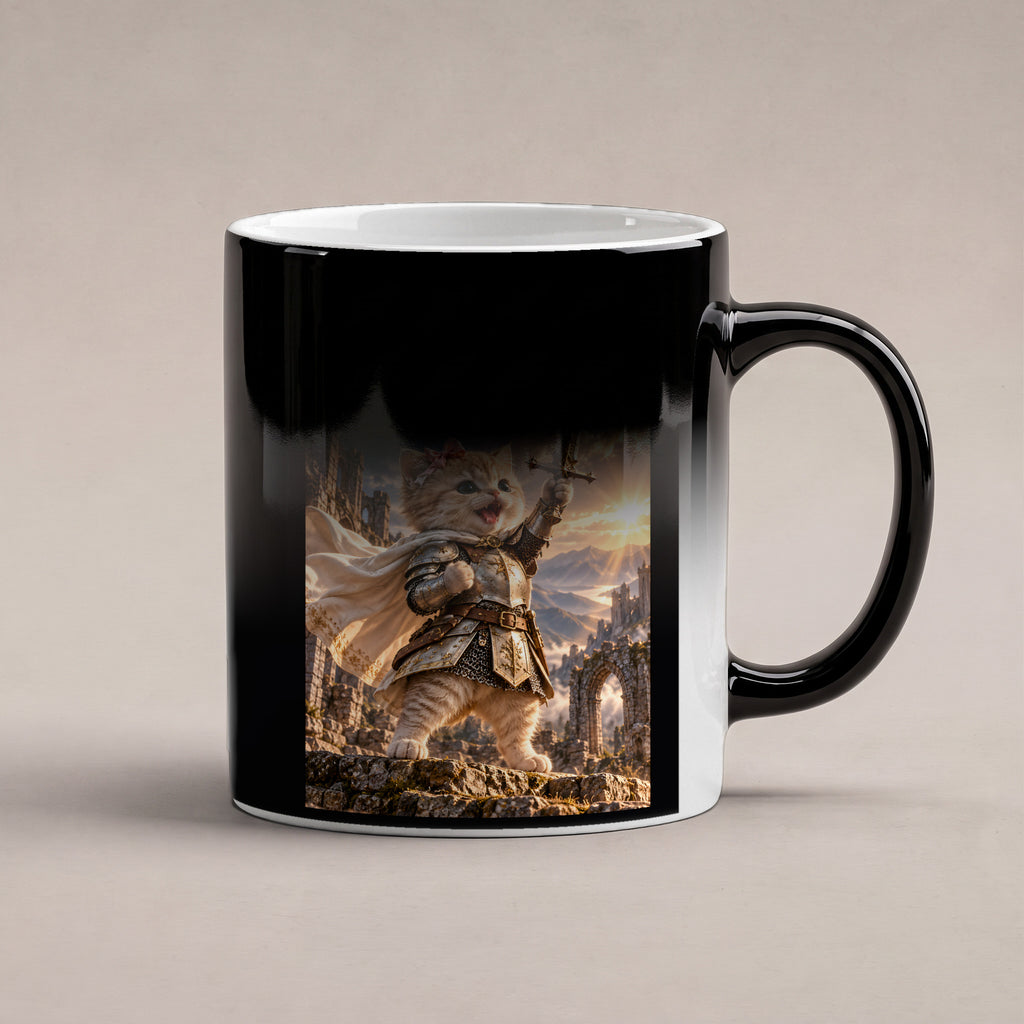 Built different. – Tasse. Zaubertasse: Wärmeeffekt. 6 WAERMEEFFEKT. KI-Motiv.