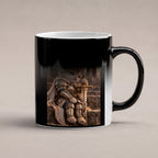 I’m tired, boss. – Tasse. Zaubertasse: Wärmeeffekt. 6 WAERMEEFFEKT. KI-Motiv.