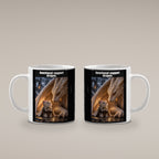 Emotional support dragon. – Tasse. Weiß. 4 BEIDE SEITEN. KI-Motiv.