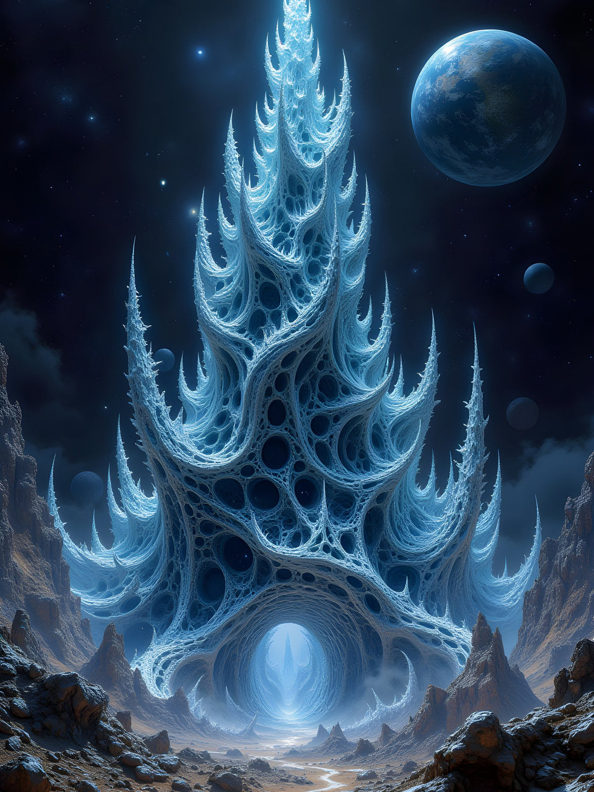 Der Scherbenturm — kristallturm unter fremdem Mond