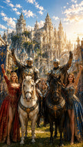 Der Tag des Sieges — Ritter und Königinnen feiern den Sieg