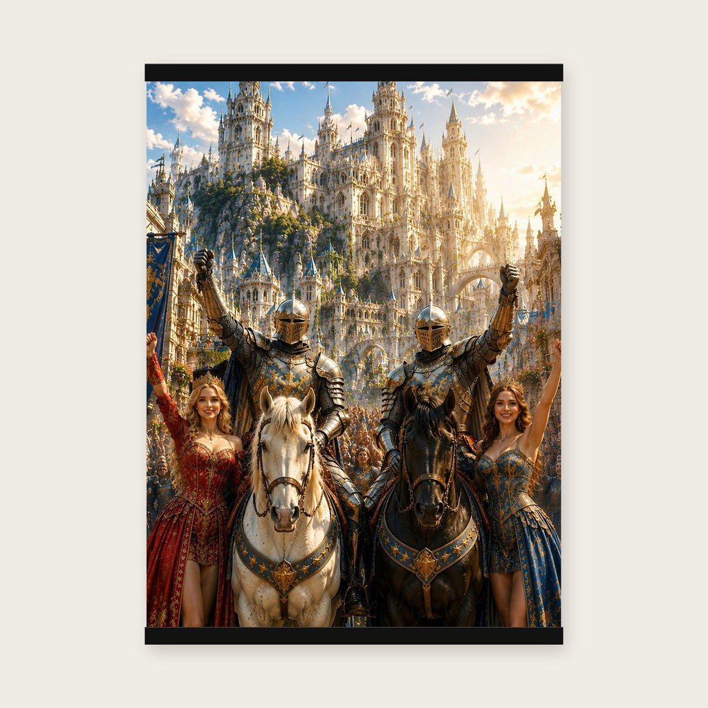 Der Tag des Sieges – Poster mit schwarzer Holzleiste, 50×70 cm