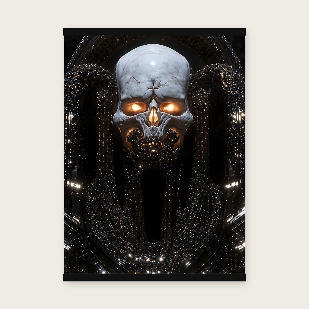 Der Totenfürst – Poster mit schwarzer Holzleiste, 50×70 cm