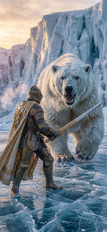 Das Urteil des Eises – dunkles Fantasy-Wandbild