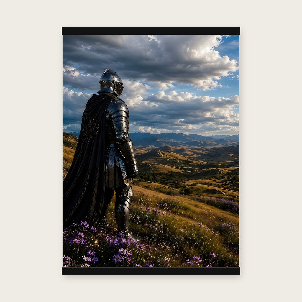 Unter weitem Himmel – Poster mit schwarzer Holzleiste, 50×70 cm