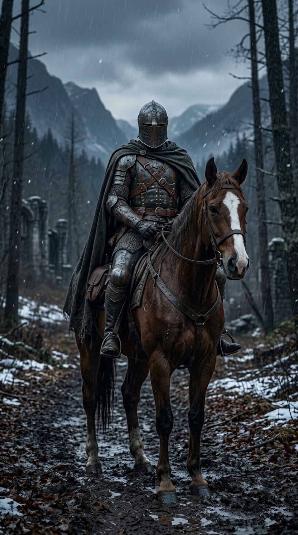 The Vanguard — Dark Fantasy Wandkunst