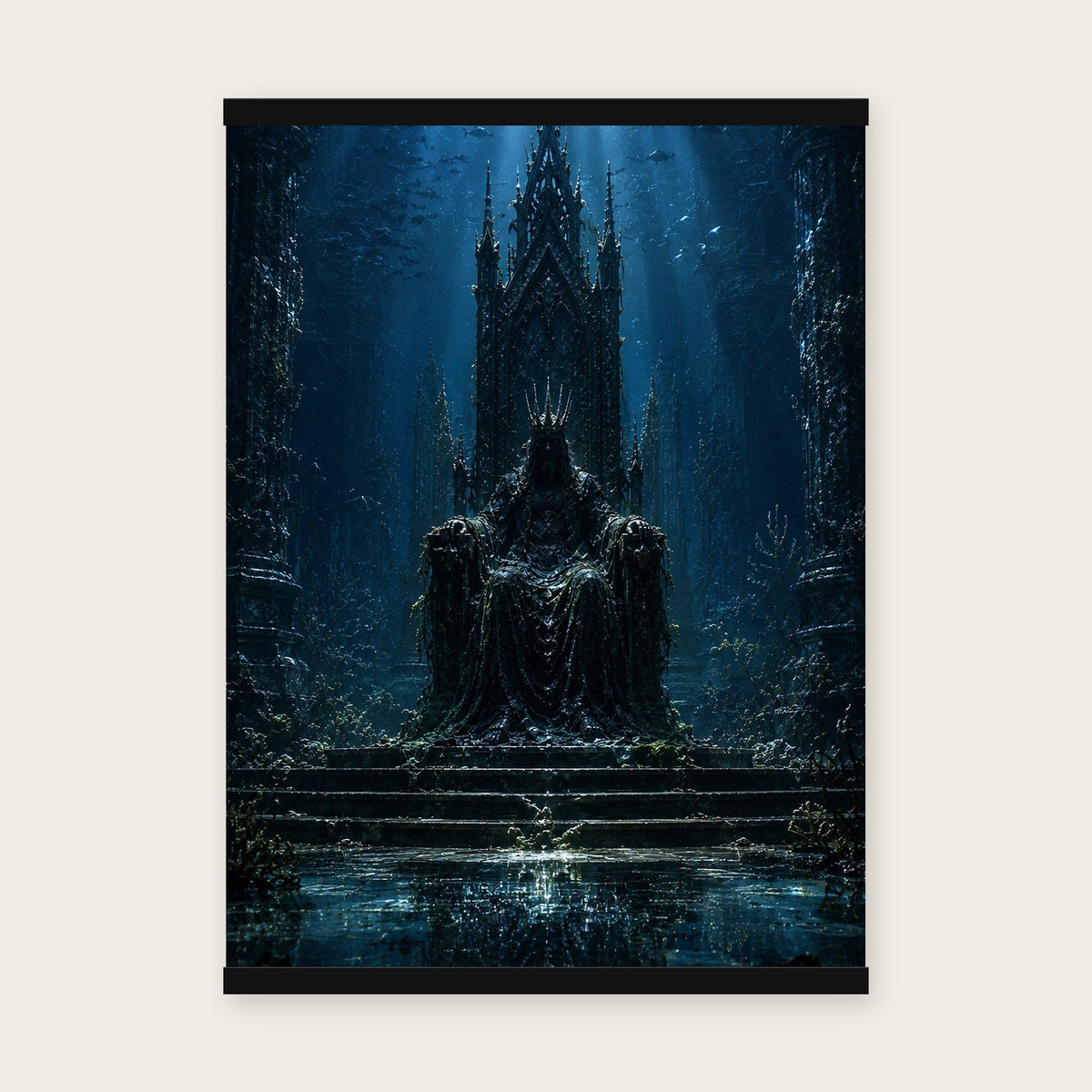 Das Verborgene Reich – Poster mit schwarzer Holzleiste, 50×70 cm