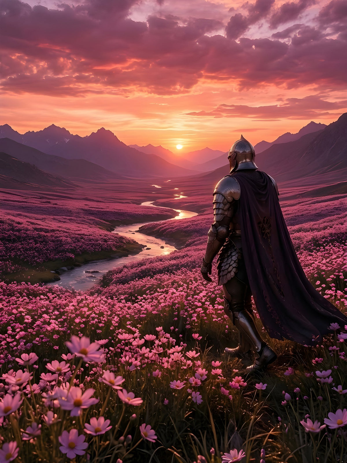 Der Weg ins Abendrot – Motiv