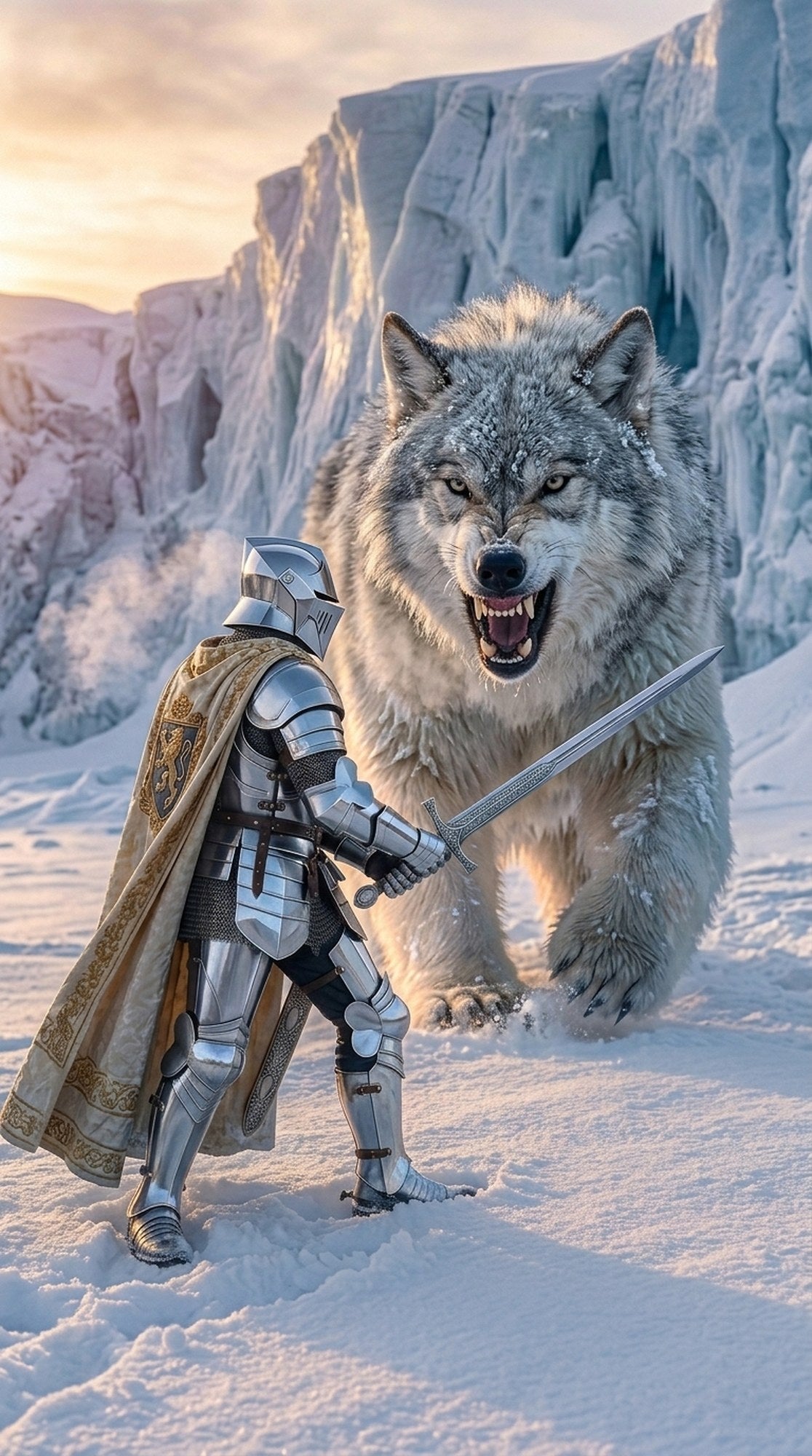 Das Wolfsgericht — Gerahmtes Wandbild