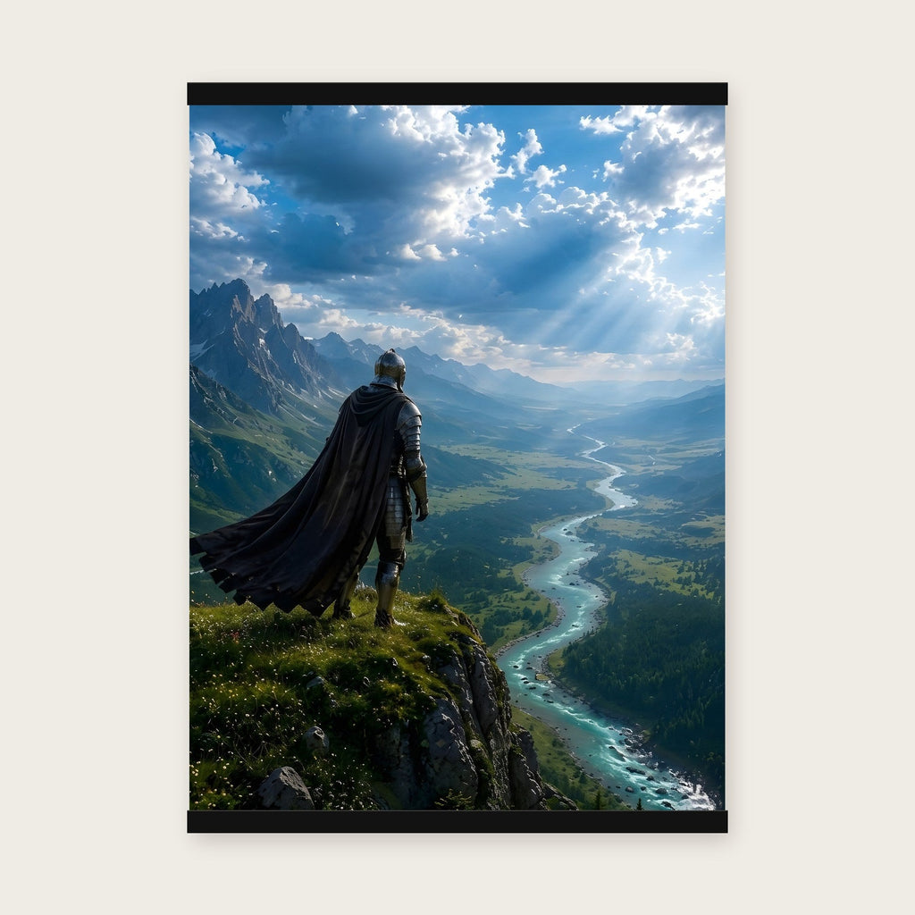 Das weite Land – Poster mit schwarzer Holzleiste, 50×70 cm