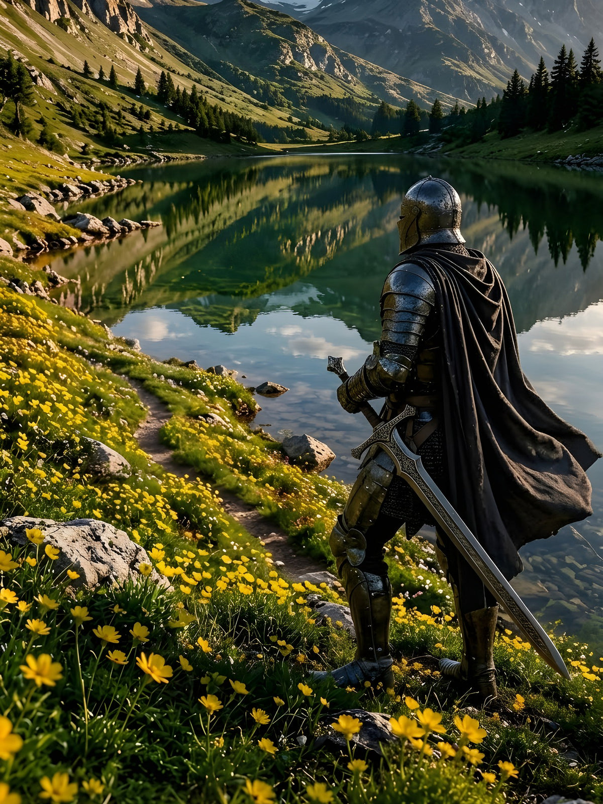 Der Wächter am See – Motiv