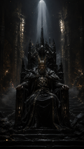 The Forgotten King — Gerahmtes Premium-Poster
